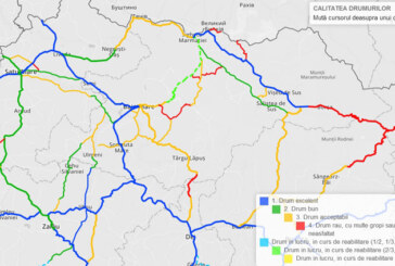 Cum arata Maramuresul pe harta calitatii drumurilor din Romania