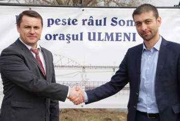 Moment istoric la Ulmeni: Inaugurarea lucrarilor la podul care trece Somesul