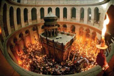 Lumina Sfanta a venit si in acest an la Ierusalim