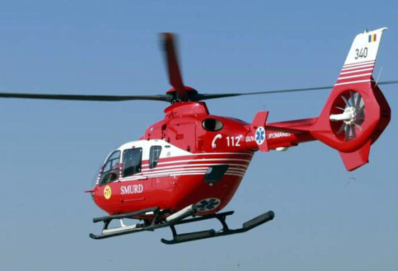 Satmarean, in stare critica, transportat cu elicopterul la Spitalul Judetean Baia Mare