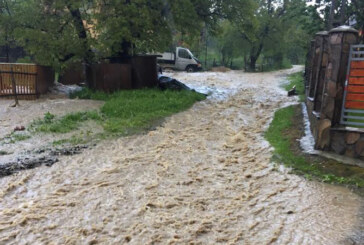 Zeci de gospodarii inundate in Sighetu Marmatiei si Vadu Izei