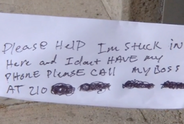 Mesaj neobisnuit aparut printr-o fanta a unui bancomat: „Va rog, ajutati-ma. Sunt blocat…”
