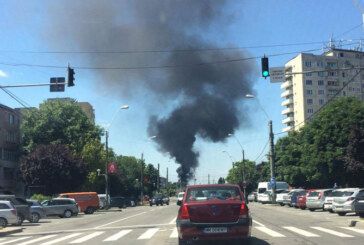 UPDATE: Mai multe cauciucuri au ars ca o torta in Baia Mare (VIDEO&FOTO)
