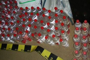 120 litri alcool confiscati de politistii de frontiera din Viseu de Sus