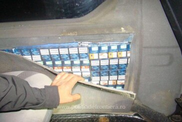 Microbuz “captusit” cu tigari de contrabanda