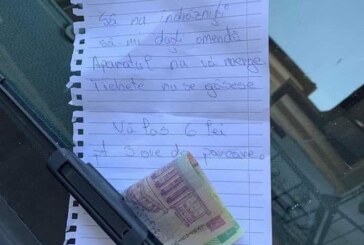 “Sa nu indrazniti sa-mi dati amenda!” este mesajul inedit lasat politistilor, de o tanara din Baia Mare, dupa ce si-a parcat masina