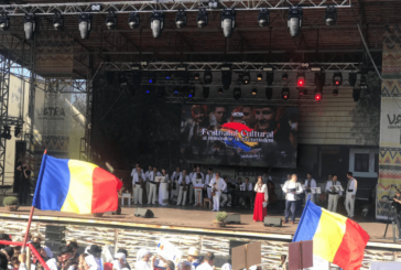 Dumitru Dobrican, Florin Gherman si Silvia Timis au fost prezenti la ”Festivalul Cultural al Romanilor de Pretutindeni” din Straseni
