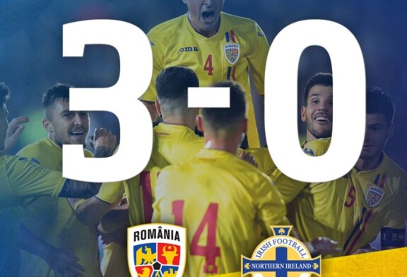 Fotbal: Victorie clara a Romaniei, 3-0 cu Irlanda de Nord, in preliminariile Campionatului European Under-21