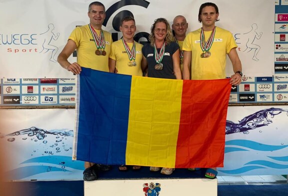 Inotatorii Gold Stars Baia Mare, pe podium 10 medalii, la Campionatele Internationale Masters din Ungaria