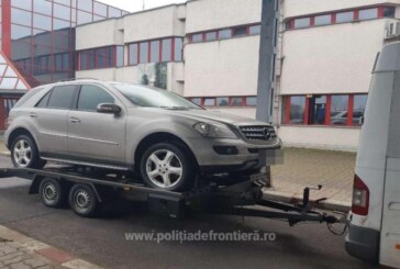 Mercedes cautat de autoritatile din Belgia, descoperit de politistii de frontiera