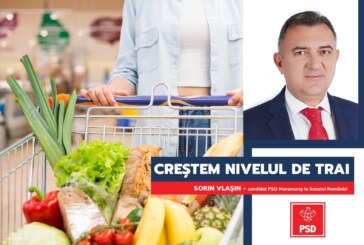 Sorin Vlașin: ”PSD promite creșterea nivelului de trai pentru toți românii”