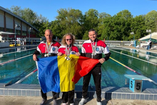 Înot: Clasări pe podium în Ungaria pentgrupentru Clubul Sportiv Gold Stars Baia Mare