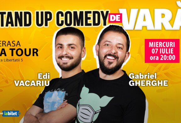 LA TOUR – Stand Up Comedy de Vară cu Gabriel Gherghe și câștigătorul IUmor Edi Văcariu