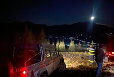 NOAPTEA TRECUTĂ – Incendiu de pădure în Borșa
