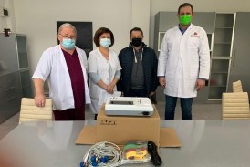 Asociația Prietenii Spitalului ”Dr. Constantin Opriș” a donat Spitalului Județean un electrocardiograf