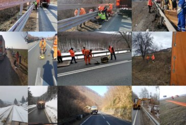 DE PRIMĂVARĂ – Drumurile naționale din județ se cârpesc după trecerea iernii