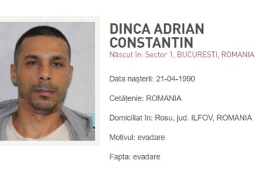 ALERTĂ – A evadat de sub escortă decat să stea 23 de ani în închisoare