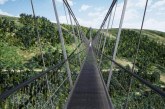 Cel mai lung pod pietonal suspendat din lume, inaugurat vineri în Republica Cehă