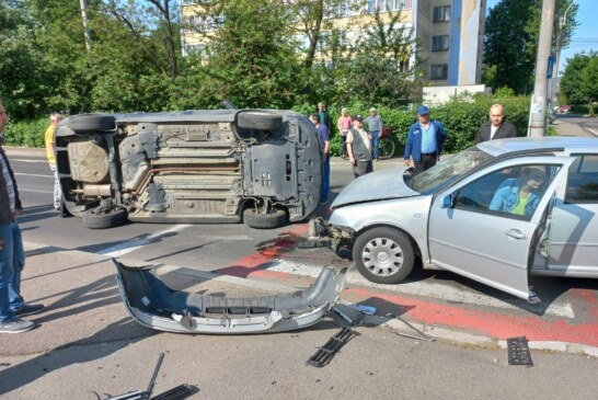 Accident între două mașini la RFN (VIDEO&FOTO)