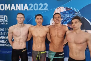 CAMPIONAT EUROPEAN JUNIORI – Romania, calificată în finala probei de ștafetă 4×100 m liber masculin