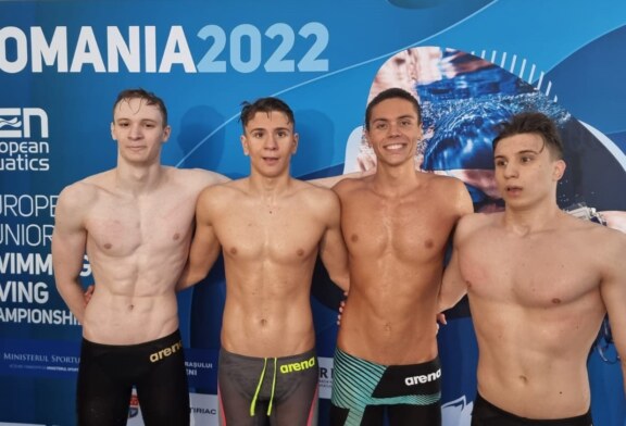 CAMPIONAT EUROPEAN JUNIORI – Romania, calificată în finala probei de ștafetă 4×100 m liber masculin