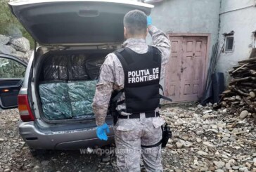 Contrabandist prins de poliţiştii de frontieră maramureşeni, după o urmărire de câțiva km în trafic