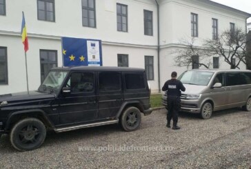 FOTO – Două mașini, în valoare de peste 60.000 euro, furate din Belgia, descoperite în Borșa