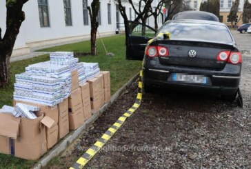 SIGHET – Mașină cu numere de Franța, ticsită cu țigări de contrabandă