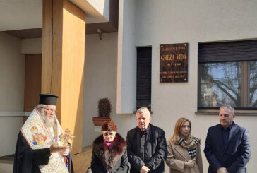 A fost dezvelită placa memorială la fosta casă Gheza Vida