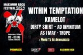 MAXIMUM ROCK FESTIVAL 2023 – Within Temptation, Kamelot sau As I May, primele trupe anunțate