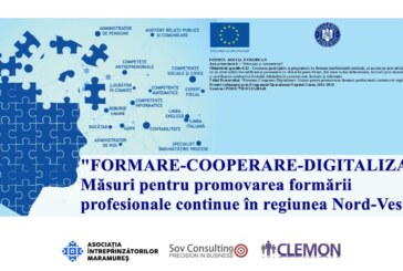 Proiectul “Formare-Cooperare-Digitalizare: Măsuri pentru promovarea formării profesionale continue în regiunea Nord-Vest”