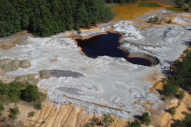 Probleme de mediu: Râul Lăpuș, poluat de Iazul Bloaja (VIDEO)