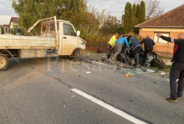 Grav accident de circulație pe DN19 Satu Mare-Sighet. Trei auto implicate