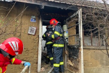 TRAGEDIE LA MIREȘU MARE – Un om a murit carbonizat în urma unui incendiu. Poliția are un suspect